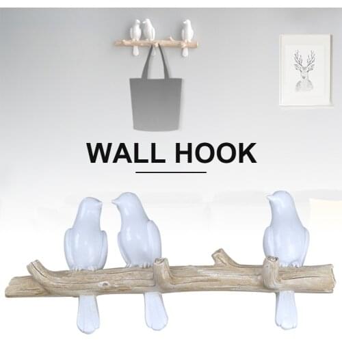 Wall Mounted Coat Rack Birds On Tree Branch Hanger With 3 Hooks For Coats, Hats, Keys, Towels, Clothes Storage Hanger remarkable