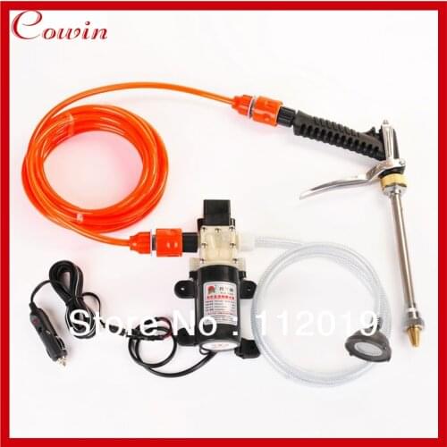 New high pressure portable 12v 45w Truck car washer washing gun water pump Auto wash clean machine accessory
