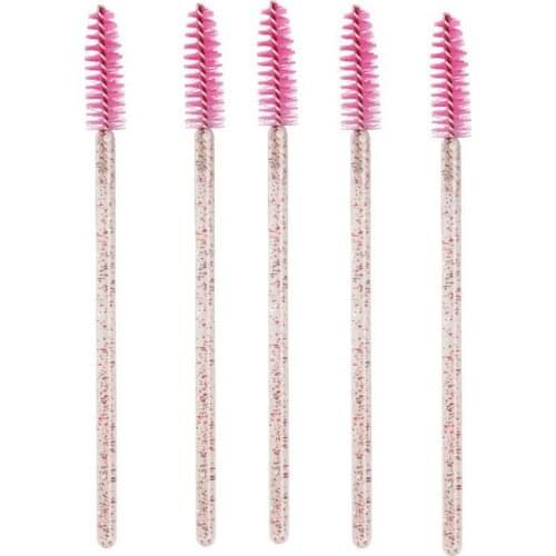 New Disposable Make Up brushes Cosmetic Eyelashes Crystal Eyelash brushes Diamond Applicator eyelash mascara wands brush tools