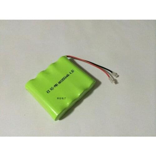 MasterFire Original 4.8V AA 1800mAh NiMh Battery Rechargeable Ni-Mh Batteries Pack With Plugs