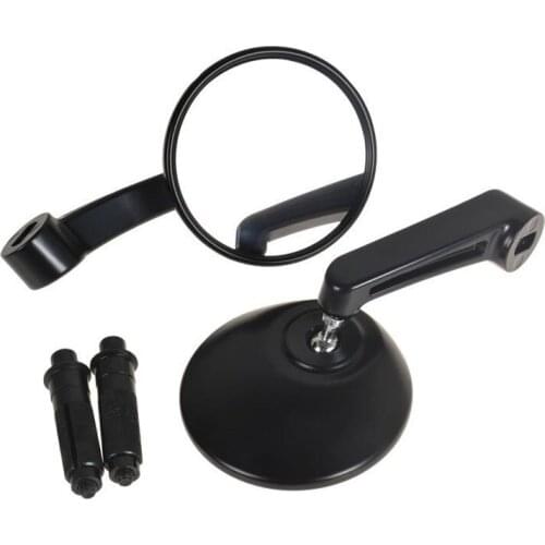 Applicable Latte Motorcycle Handlebar Mirror Rearview Mirror Modification Reflector Handlebar Plug Mirror