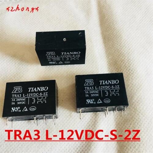 Relay TRA3 L-12VDC-S-2Z TRA3L-12VDC-S-2Z TRA3-L-12VDC-S-2Z TRA3-L-12VDC TRA3 L-12VDC DC12V 12VDC 12 V 5A 240VAC 8PIN
