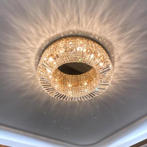 Lustre Modern Led Crystal Ceiling Lights For Living Room Lampara Techo Home Decoration Bedroom Led Lamp
