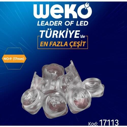 LED TV PANEL LED LENS NO:9 (17 MM)