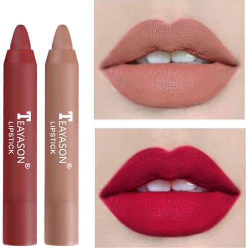 Waterproof Non-stick Lipstick Velvet Matte Lipstick Pen Sweat-proof Lip Gloss Lipstick Pencil Cosmetics For Women Makeup Tools