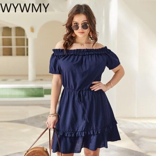 Платья для полных WYWMY China At AliExpress