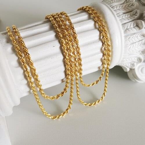 Silvology 925 Sterling Silver 2.5/3MM Twist Chain Choker Necklace Top Quality Hiphop Necklace for Women Luxury Festival Jewelry