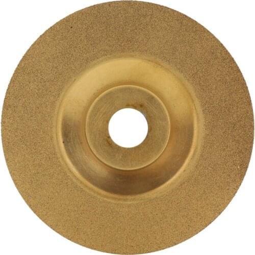 100Mm Gold Diamond Titanium Grinding Wheel Saw Circular Cutting Disc Milling Cutter Tool Sharpener Angle Grinder Accessories