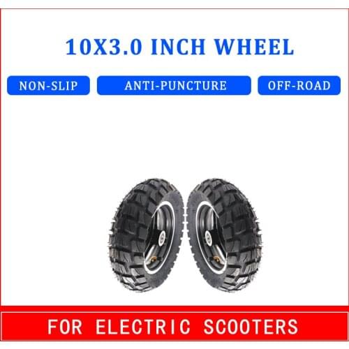 10x3.0 10*3.0 10Inch Off-road Electric Scooter Wheel Alloy Hub 12MM For Speed Grace 10 Zero 10x KuGoo M4 Dualtron 255x80 80/65-6