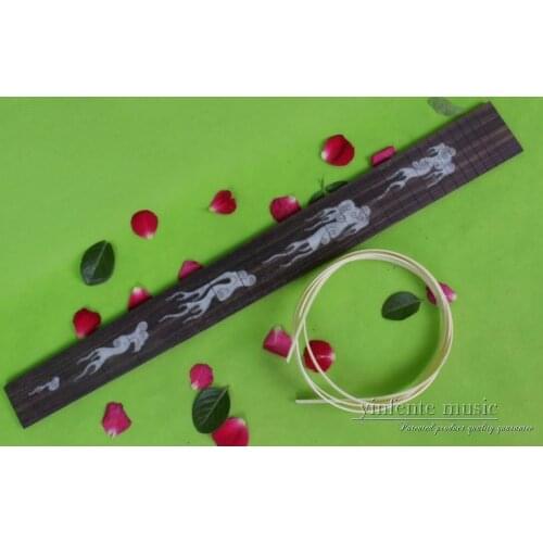 1x electric Guitar Fretboard 22 fret 24.75inch rosewood Dragon inlay parts #81