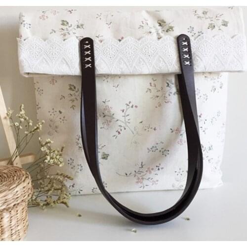 2PCS Handles Leather Fashion Handbag Purse Belts DIY Handle Accessories Bags Handmade Part Replacement Shoulder Bag Straps 60cm