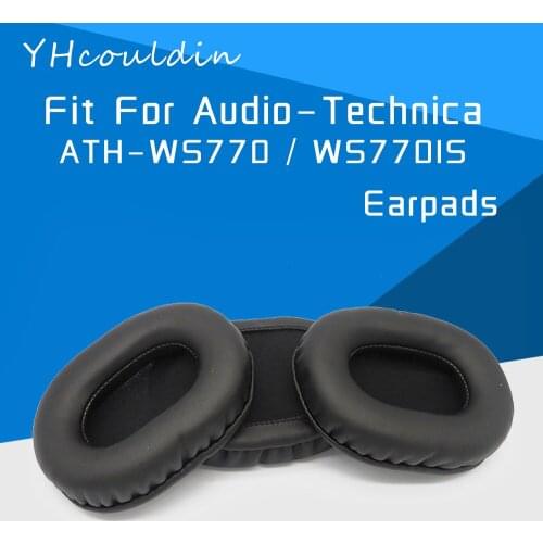 Earpads For Audio Technica ATH-WS770 ATH-WS770IS WS770 W S770IS Headphone Accessaries Replacement Ear Cushions Material
