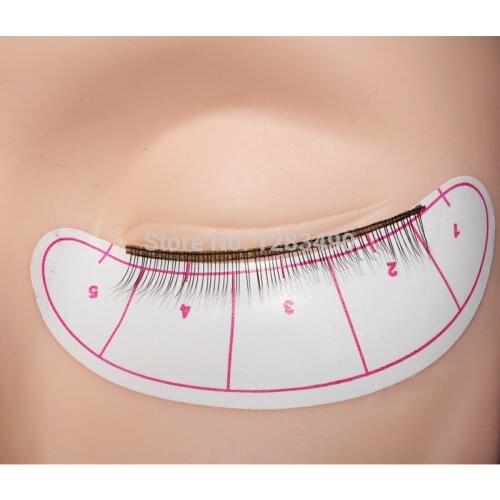 Hot 70pairs Paper Patches Eyelash Under Eye Pads Lash Eyelash Extension Paper Patches Eye Tips Sticker Wraps Make Up Tools