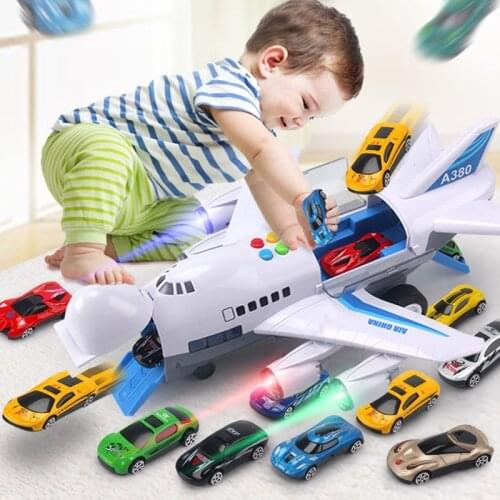 Music Story Track Inertia Airplane Childrens Toy Track Model Oversize Boy Toy Car Concert Storytelling Inertial Passenger Plane