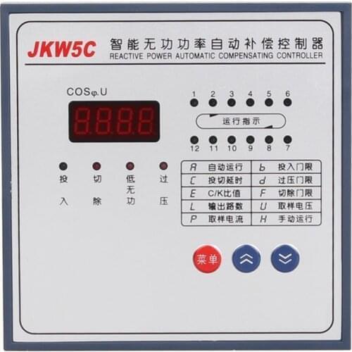 12 loops 380V Reactive power compensation controller three-phase capacitor cabinet intelligent reactive power factor controller