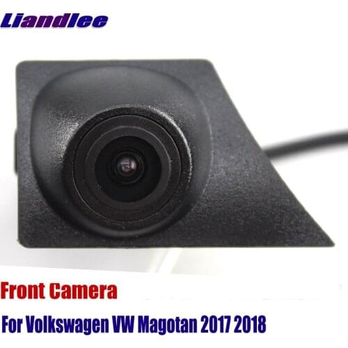 Liandlee AUTO CAM Car Front View Camera Grill Embedded For Volkswagen VW Magotan 2017 2018 ( Not Reverse Rear Parking Camera )