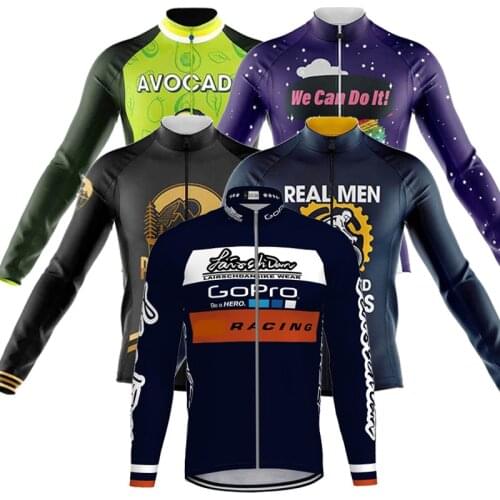 SPTGRVO 2020 Summer Long Sleeve Cycling Jersey Men MTB Road Bike Jerseys Bicycle Shirt Tops Maillot Manga Larga Ciclismo Hombre