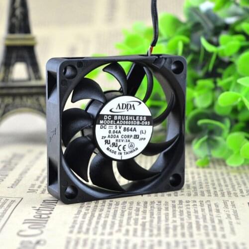 Original FOR ADDA cooling fan 6CM 6015 5V 0.04A AD0605DB-D93 quality assurance