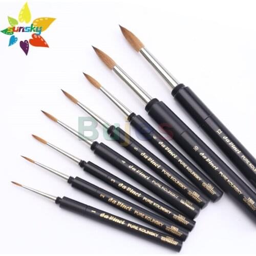 Original Germany da vinci MAESTRO 1503 Collinski red mink Travel set Round head Watercolor pen Portable detachable penholder