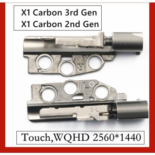 For Lenovo ThinkPad X1 Carbon Gen 2 3 20A7 20A8 20BS 20BT Touch WQHD 2560*1440 00HM109 00UR149 LCD Left Right Hinges Axis