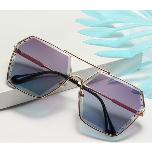 Vintage Women Men Sunglasses Classic Retro Sun Glasses Brand Designer Big Frame Women Luxury Summer Eyewear UV400 Eyewear Gafas