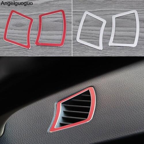 Car styling For BMW 5 series E60 2006-2010 Air Outlet Air Conditioning Vent Decorative Cover Frame Stickers