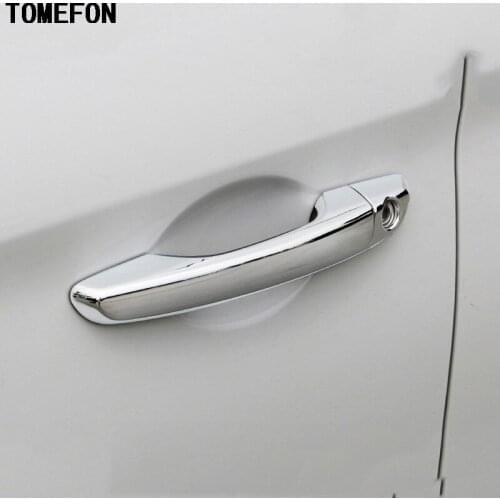 TOMEFON ABS Chrome For Hyundai Elantra Avante 2016 2017 Door Handle Cap Catch Cover Trim Auto Exterior Decoration Frame