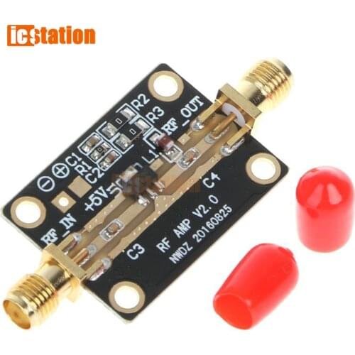 Low Noise Amplifier LNA 0.05-4GHz NF=0.6dB RF FM HF VHF / UHF Ham Radio high linearity low noise amplifier Modules