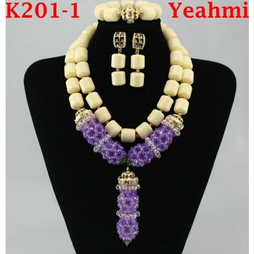 Wonderful Opaque Orange Bridal Beads Indian African Costume Jewelry Set Nigerian Wedding Necklace for Women Free Shipping K201-1