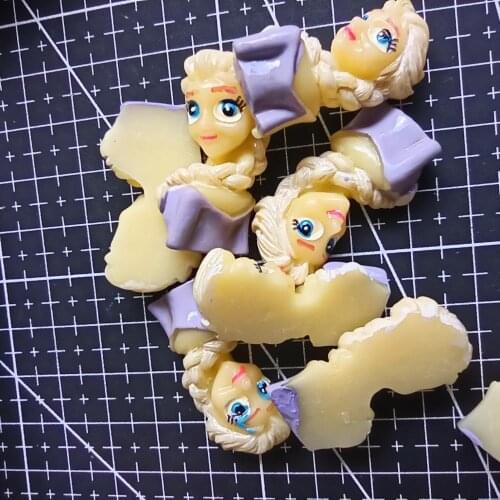 1pcs/lot resin flat back Princess girl 32mm Scrapbook Embellishment DIY Phone Decoration G005