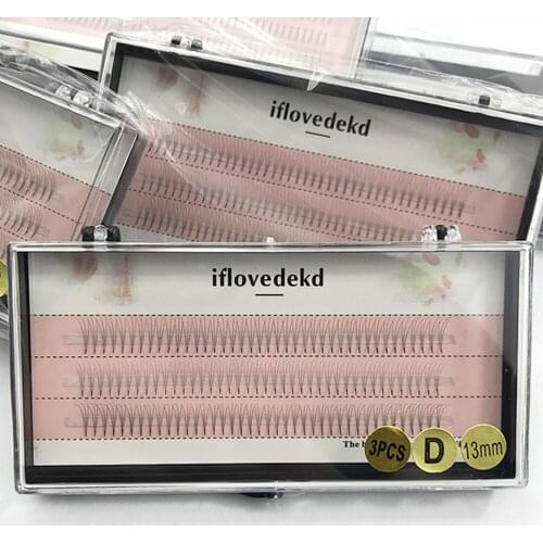 3/4/5/6/10pcs Faux mink individual eyelash lashes cilios for professionals soft mink eyelash extension 0.1thick High Quality