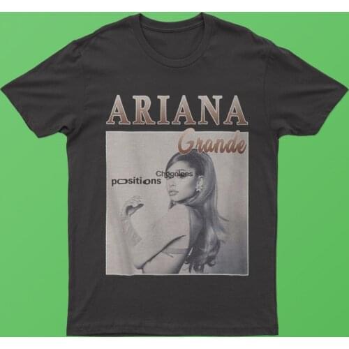 Ariana Positions Ariana Grande Vintage Style Unisex Tee Unisex t shirt hoodie sweatshirt women black