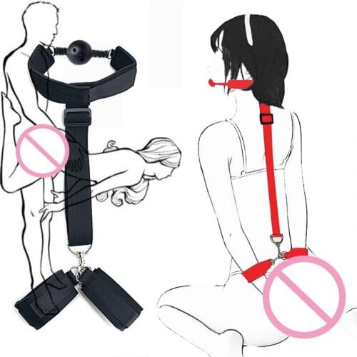 No Vibrators Adult Games Sex Toys For Women Couples Handcuffs & Ankle Cuffs Slave Bdsm Bondage Set Fetish Slave Sex Products