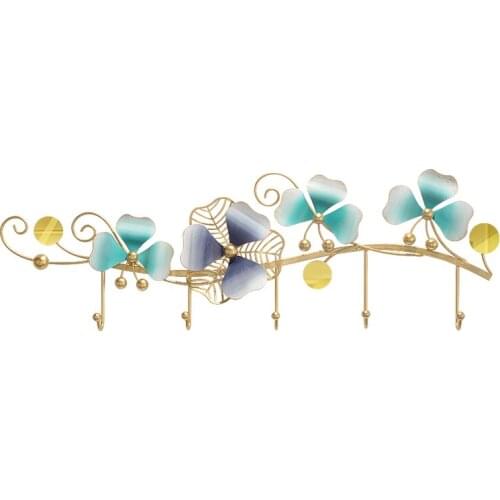 CX New Chinese Style Light Luxury Creative Metal Iron Art Wall Hook Hat-and-Coat Hook