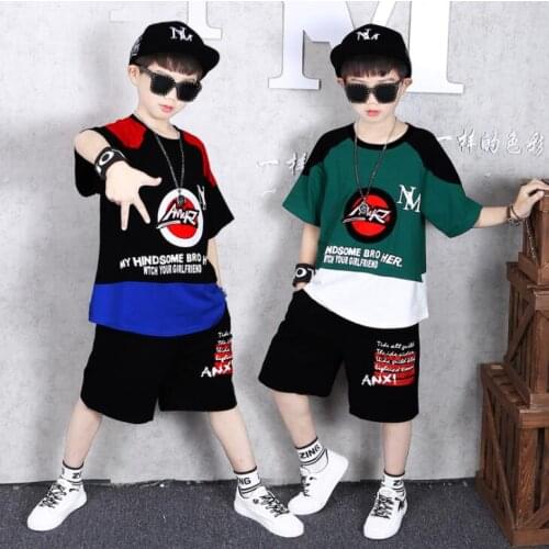 Kids Boys clothes summer outfits Cotton Teenage Boys Clothing casual Suit Children Short Sleeve Shirt Shorts Set 4 6 8 12 Years