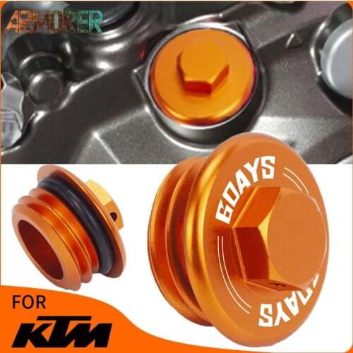 For KTM 250 300 350 450 500 EXC XC-W EXC-F SixDays Six Days CKD Motorcycle Engine Oil Filler Plug Cap Cover Accessories 2018