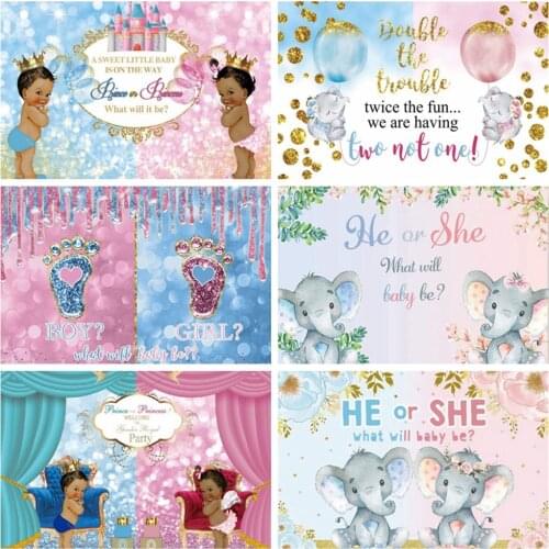 Blue Flower Sky Cloud Star Newborn Baby Shower Boy Birthday Party Photo Background Vinyl Photography Backdrop Custom Photophone