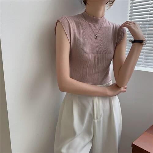New Summer T Shirt Women Elasticity T-Shirt Woman Clothes Tops Slim Tshirt Female Sleeveless Crop Top Women Tank Sexy Canale