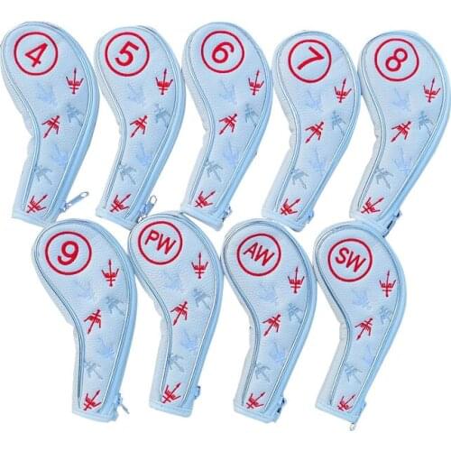 Golf irons Cover irons Clubs PU Leather Golf Headcover golf accessory