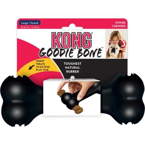 L-Size KONG Extreme Goodie Bone Dog Toy