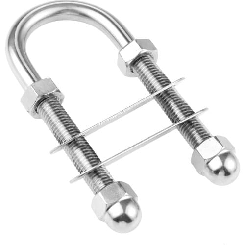 Stainless Steel Boats Bow Stern Eye U Bolt Boat Marine U Screw Rigging Shrouds M12*130 For Bolt Rope Or Rigging Marine Hardware