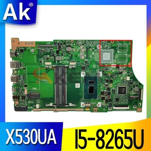 For ASUS VivoBook S15 S530U S530UA X530U X530UA X530UN laptop motherboard mainboard W/ I5-8265U CPU GM X530UA original mainboard