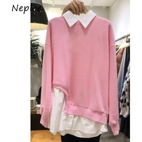 Женские длинные толстовки Neploe China At AliExpress