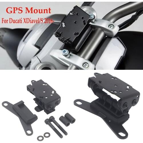 New GPS Mount For Ducati XDiavel/S 2016-2021 Motorcycle Accessories Bracket Mobile Phone Board Bracket Holder USB