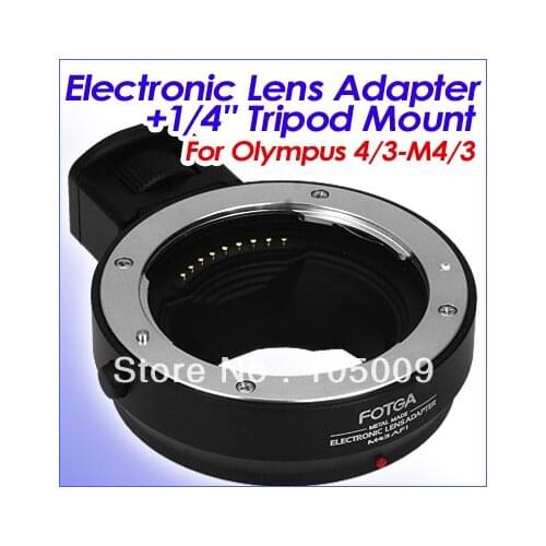 Fotga AF Lens Adapter ring with 1/4 Tripod Mount for 4/3 Lens to Micro 4/3 M4/3 camera