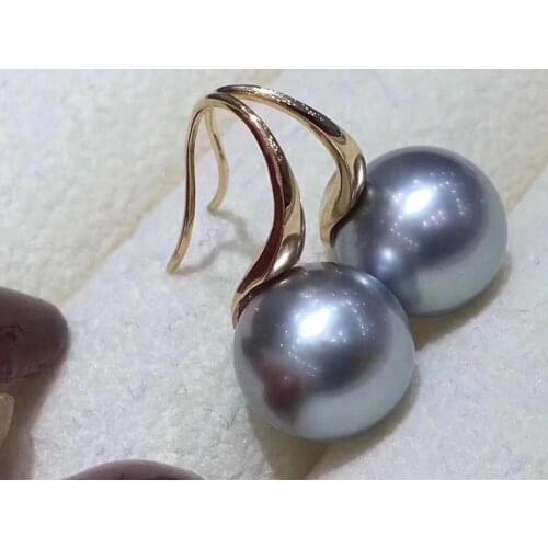 Bridal Design 14K Gold Drop Earrings Mountings Settings Jewelry Findings for Pearls Beads Crystal Coral Agate Stones