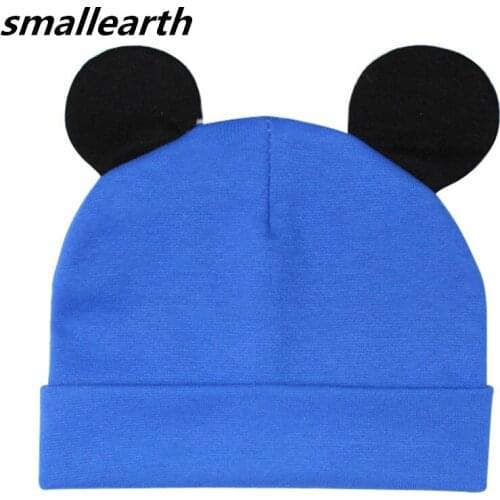 Cartoon Bear Ear Hats For Boys Girls Spring Autumn Baby Kids Beanies Caps Children Cotton Caps Winter Soft Warm Cute Ears Hat