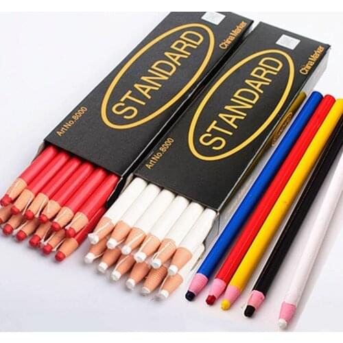 STANDARD 8000 Tailor Sewing Chalk/Crayon/Pastel/Pencil/Marker/Pen Cut-free Sewing Chalks For Clothes/Garment/Fabric Sewing Tools
