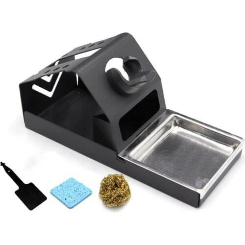 T12 Anti-static Solder Iron Tips Holder Soldering Iron Stand Multifunctional Stable Welding Solder Iron Tips Holder Kits