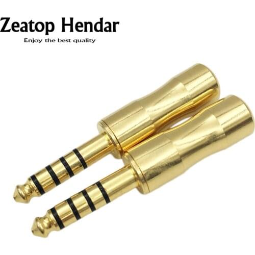 1Pcs 5 Pole 4.4mm Full Balanced Headphone Plug 19.5mm for Sony PHA-2A TA-ZH1ES NW-WM1Z NW-WM1A AMP Player